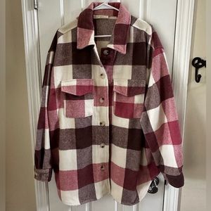 Arula Thick Flannel Shacket 2X